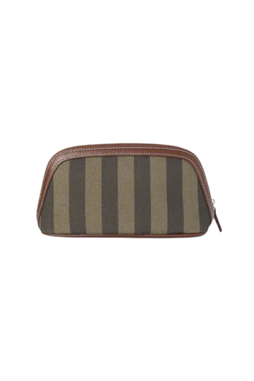 Cosmetic Pouch Small - Green Stripe