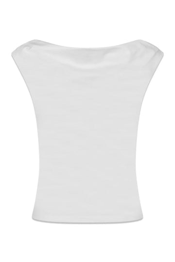 Hima Off-Shoulder Top - Soft White