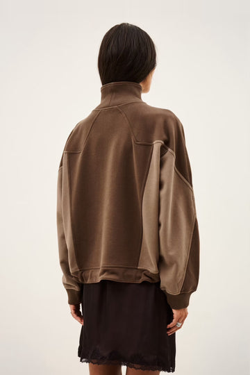 Sweatshirt Jessy - Chocolat