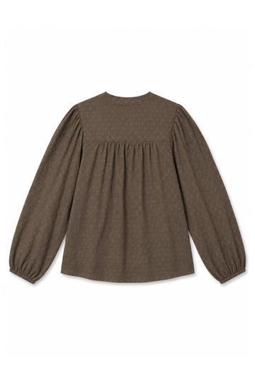 N-Loulou Ls Blouse - Morel