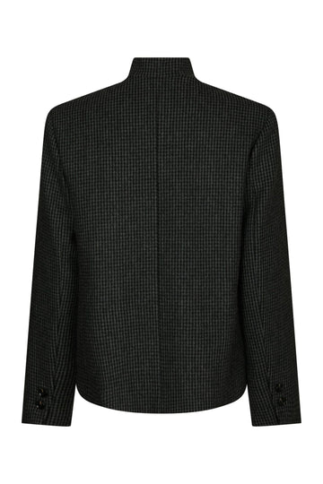 Paria Check Blazer - Dark Grey