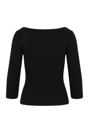 Enally Ls B-N Tee 5314 - Black