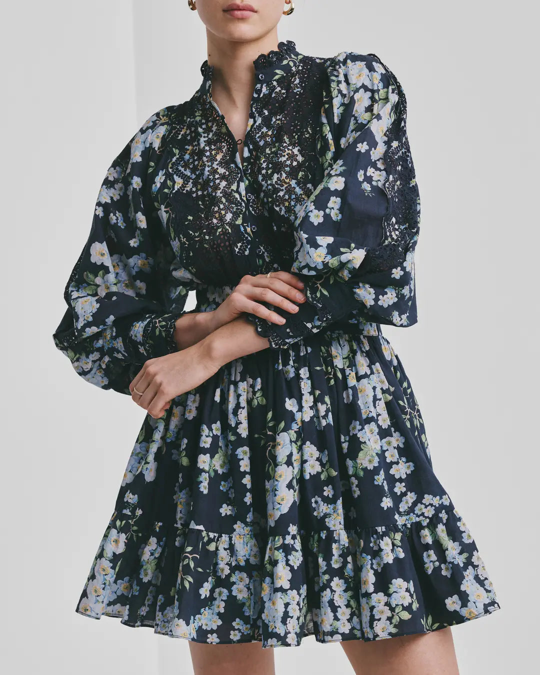 VILOVIE Midi Dress - Cherry Blossom