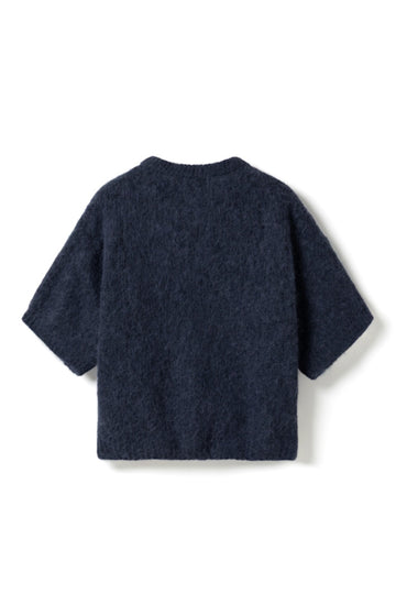 N-Kae Ss Knit Cardigan - Navy