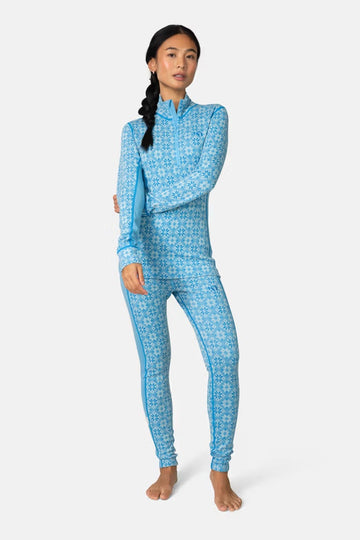 Rose High Waist Base Layer Pants - Ocean