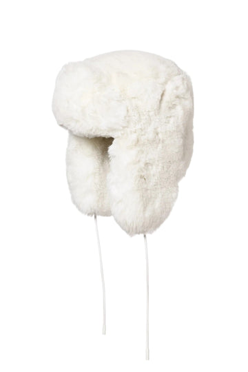 Cher Fluffy Hat - Snow White