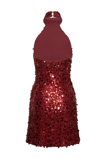 Emilyic Mini Dress - Bordeaux Sequin