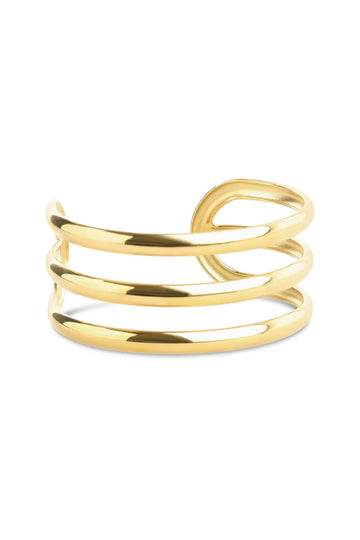 Norma Triple Bangle Bracelet - Gold