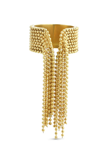 Agneta Tassel Ring - Gold