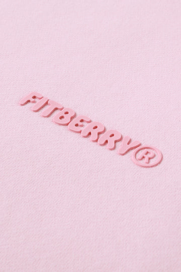 Signature Oversized Zip Hoodie - Marshmallow Pink