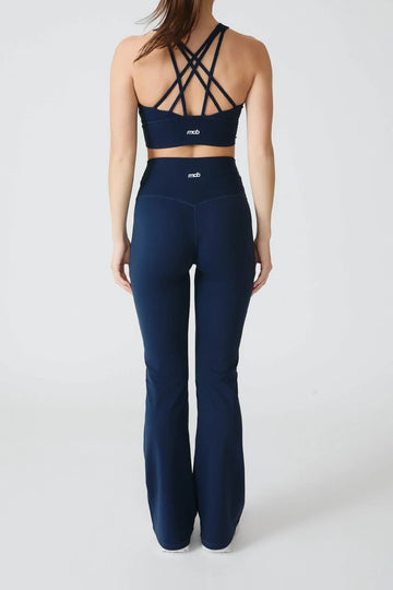 Flare Tights Long - Navy