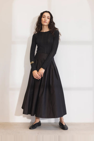 Safir Knit Top - Black