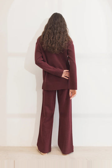 Shirley Knit - Deep Plum