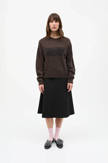 Yota Knit Tilona Sweater - Turkish Coffee/Phantom