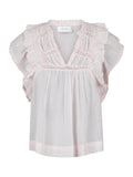 Jayla S Voile Top - Light Pink