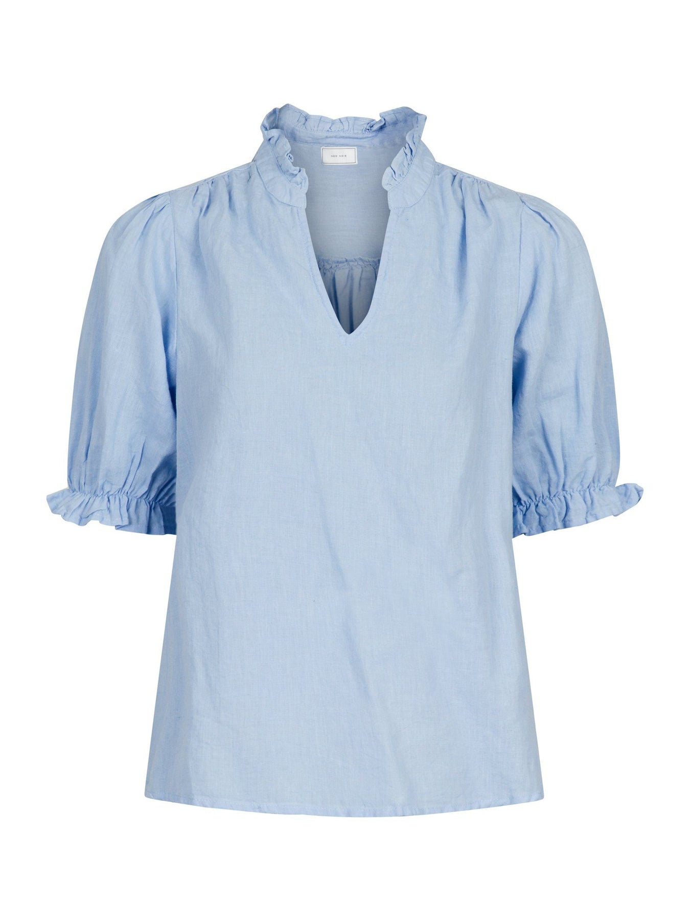 Odesa Linen Blouse - Light Blue