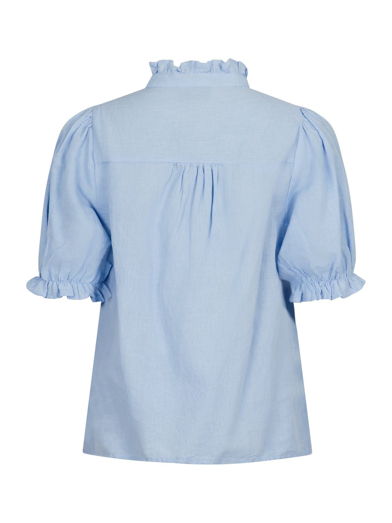 Odesa Linen Blouse - Light Blue