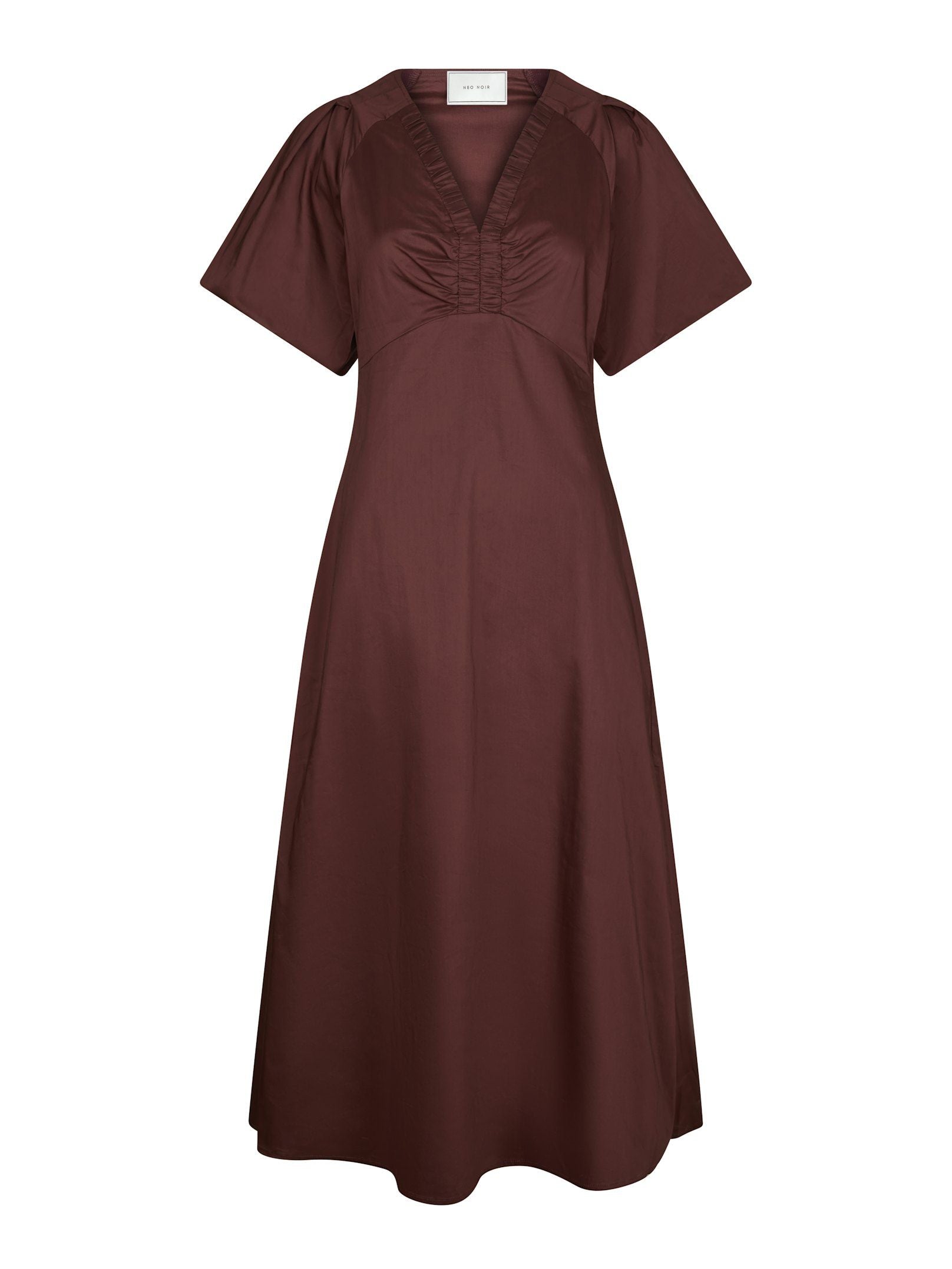 Illana Poplin Dress Black