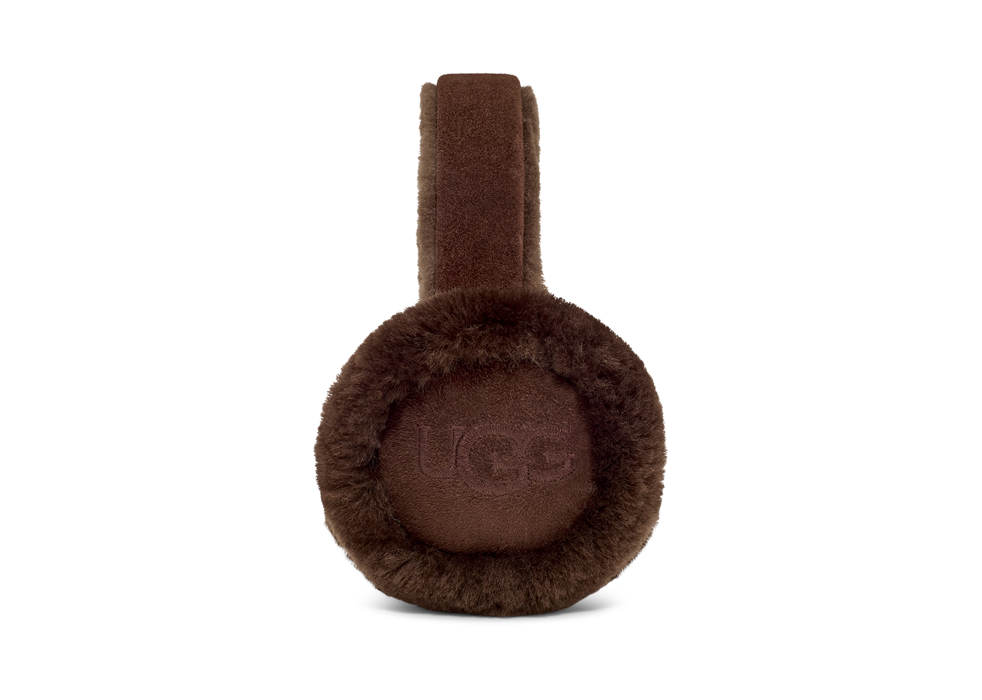 Ugg - Tilbehør - W Sheepskin Embroidery Earmuff - Burnt