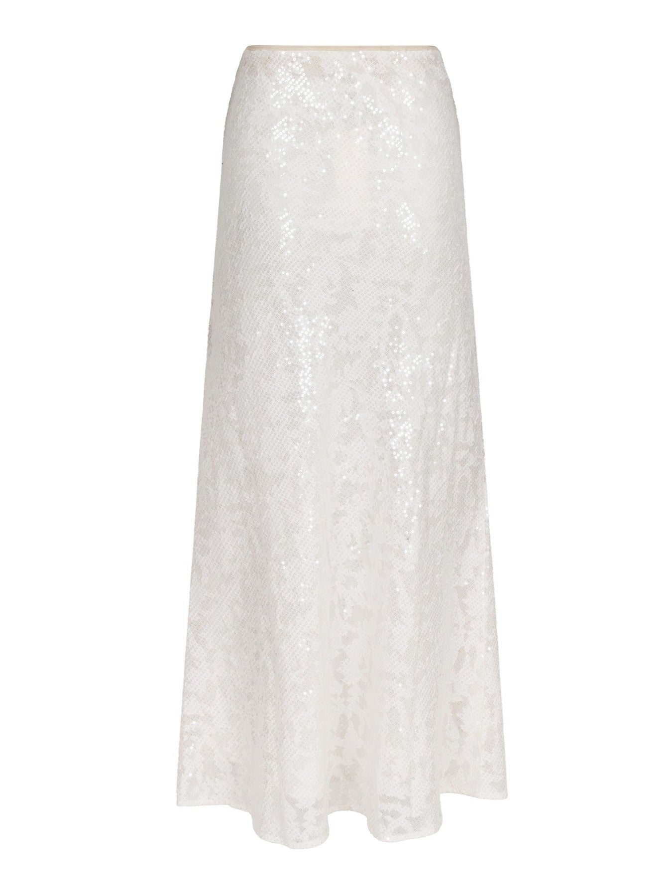 Vicky Sequins Skirt - Ivory