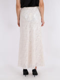 Vicky Sequins Skirt - Ivory