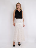 Vicky Sequins Skirt - Ivory