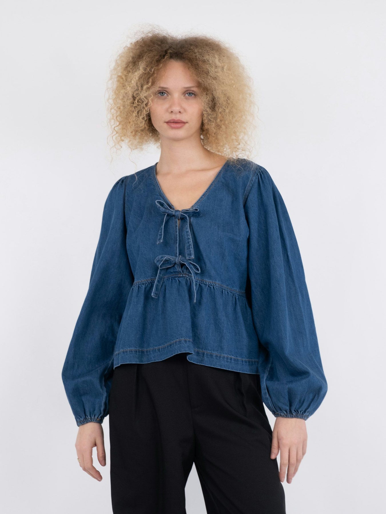 Esmée D Blouse - Vintage Blue
