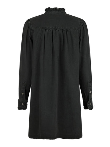 Ava Denim Dress - Black