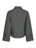 Rosa Pinstripe Shirt - Grey