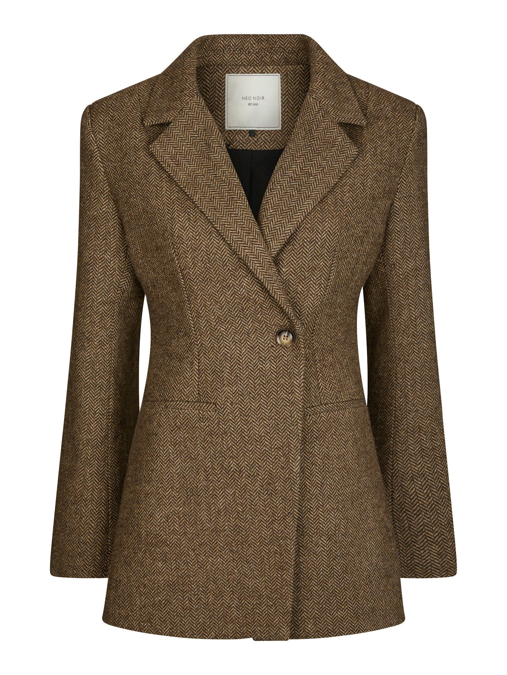 Neo Noir - Bowie Herringbone S Blazer 167664 - 213 - Sand