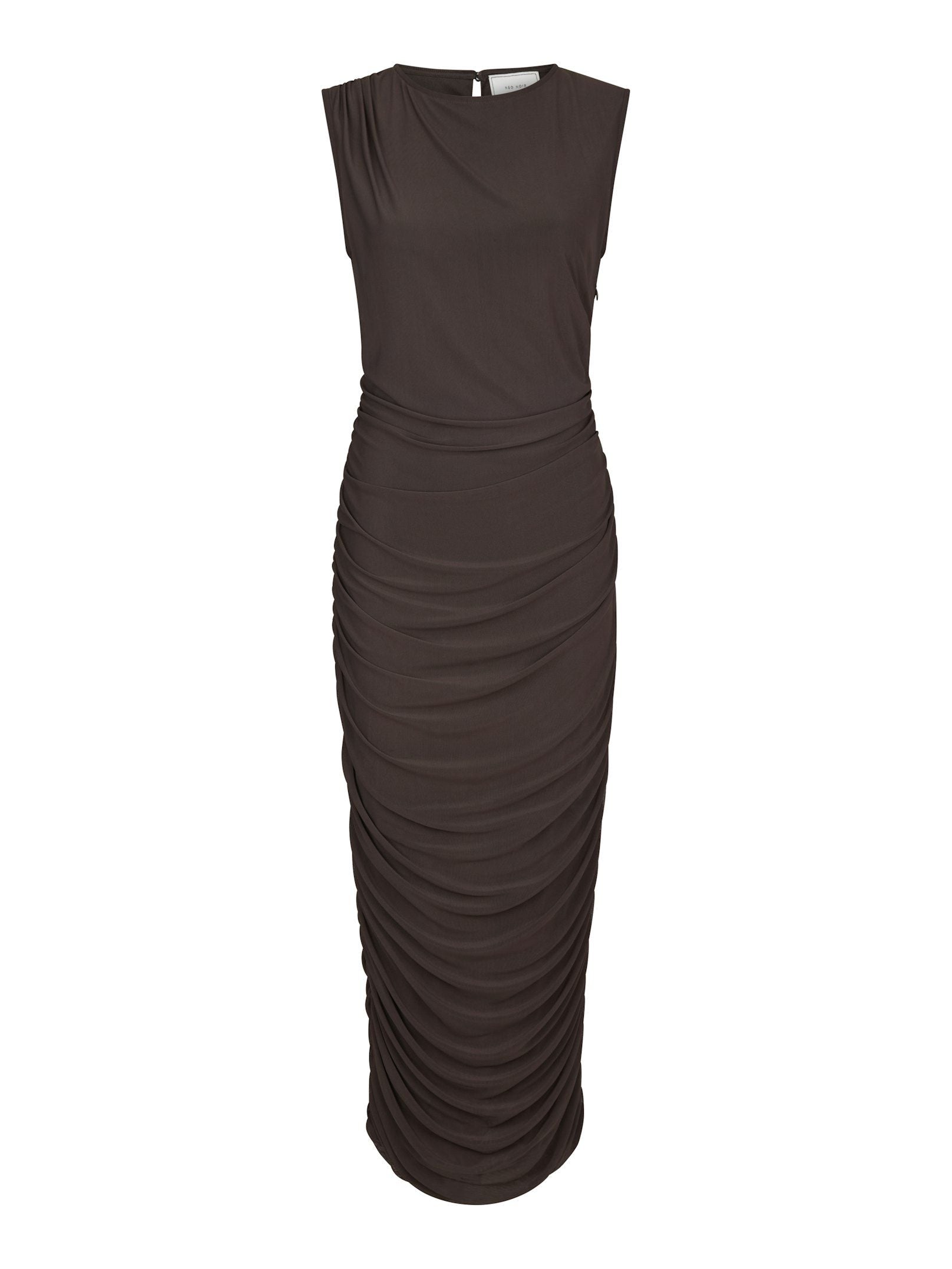 Neo Noir - Corilina Flower Mesh Dress 168542 - 210 - Brown