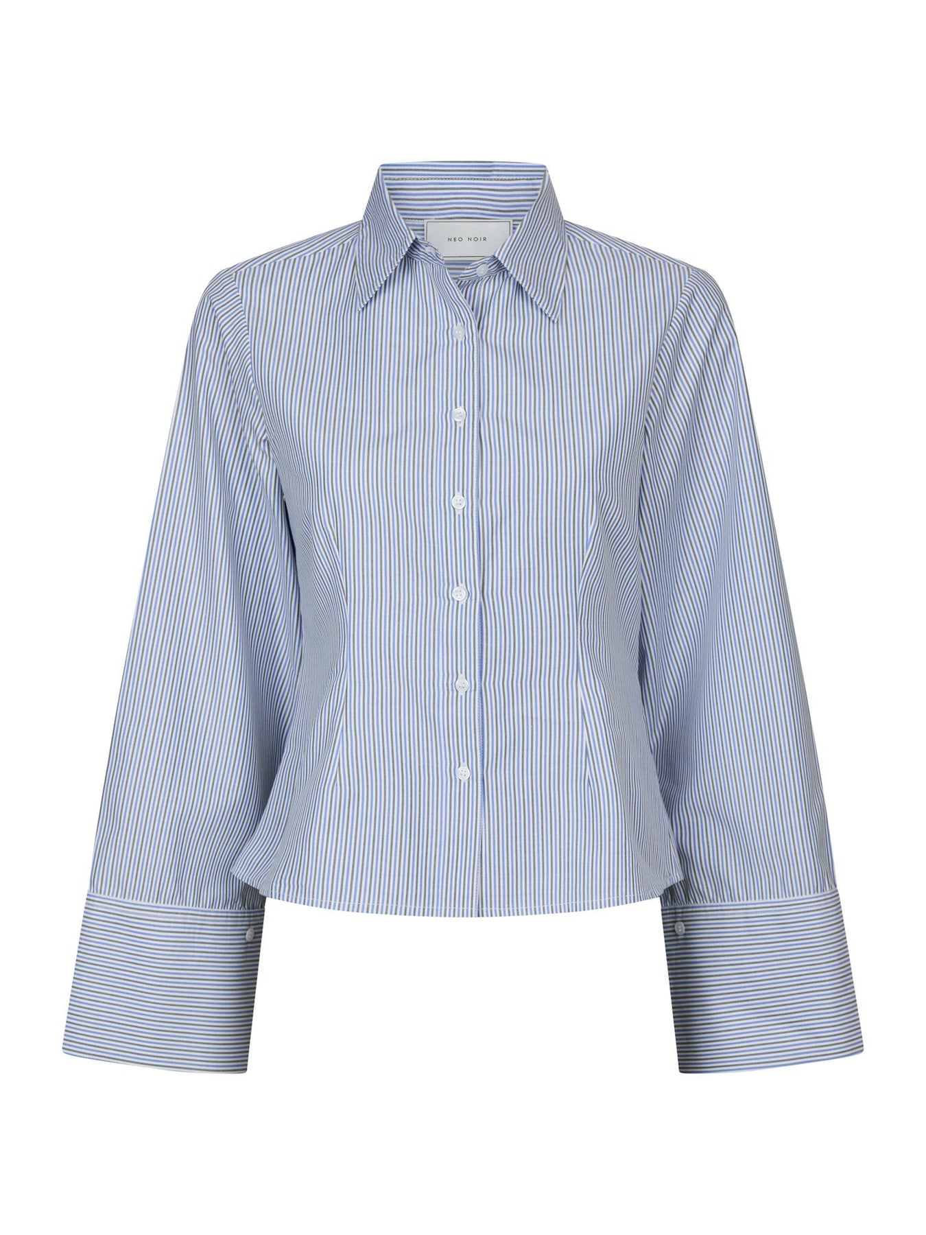 Rosa Double Stripe Shirt - Light Blue