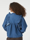 Janis Denim Blouse - Blue