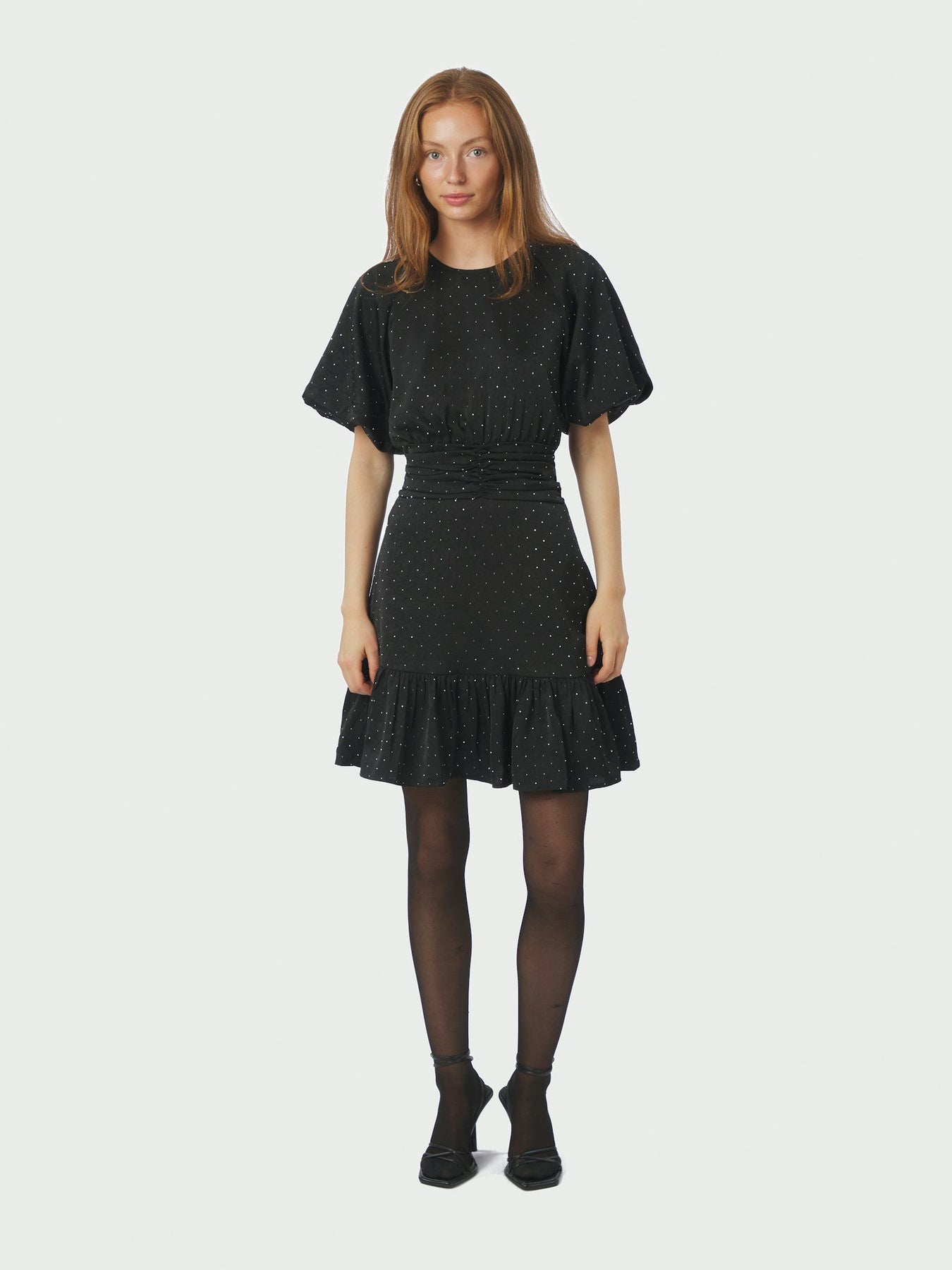 Sulli Bedazzled Dress - Black