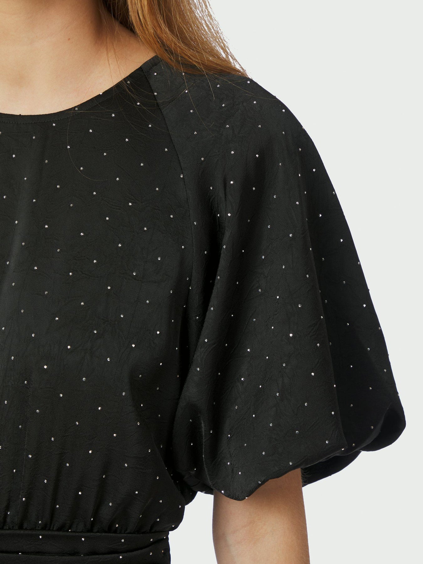 Sulli Bedazzled Dress - Black