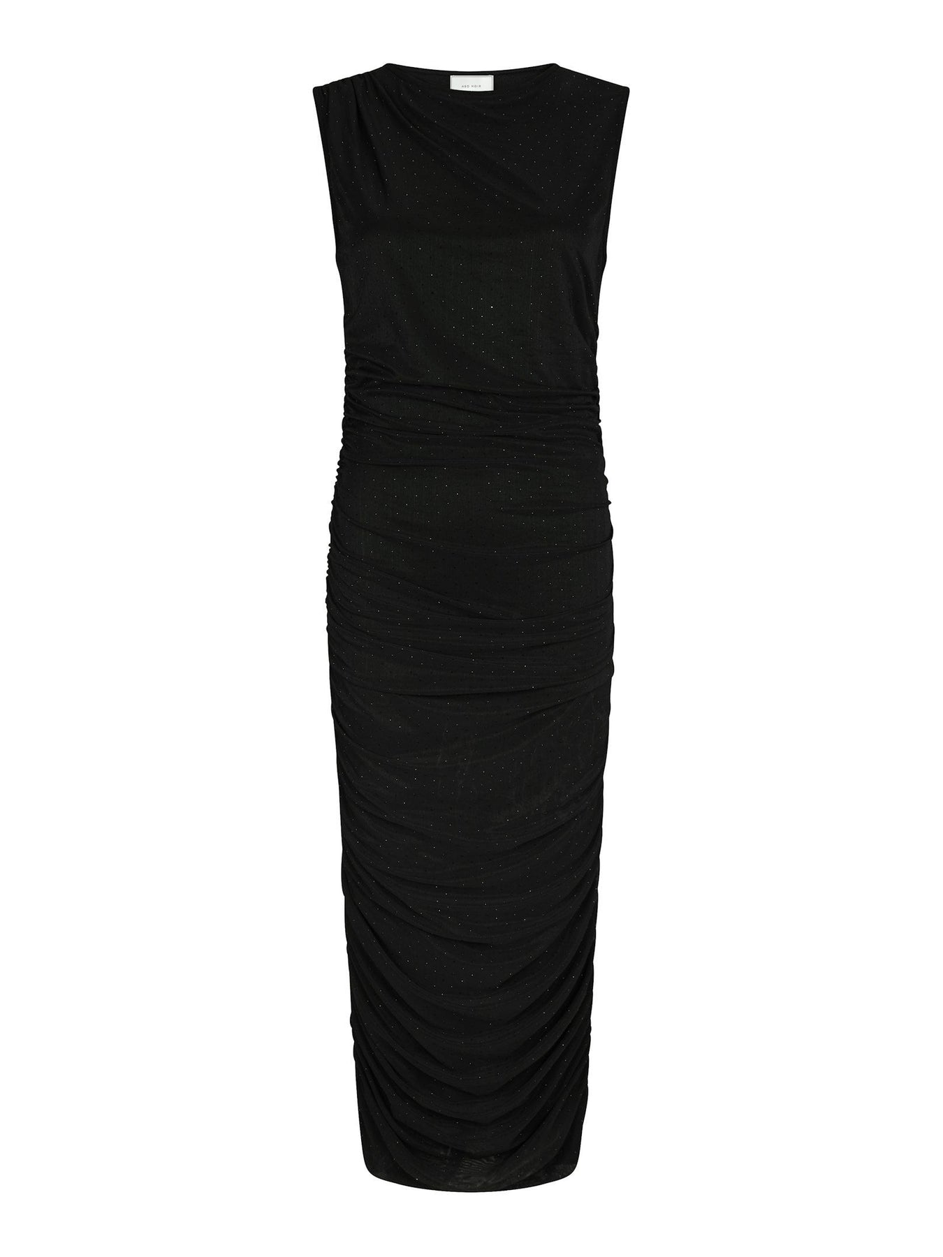 Corilina Stone Mesh  Dress - Black