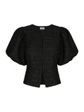 Anela Boucle Blouse - Black