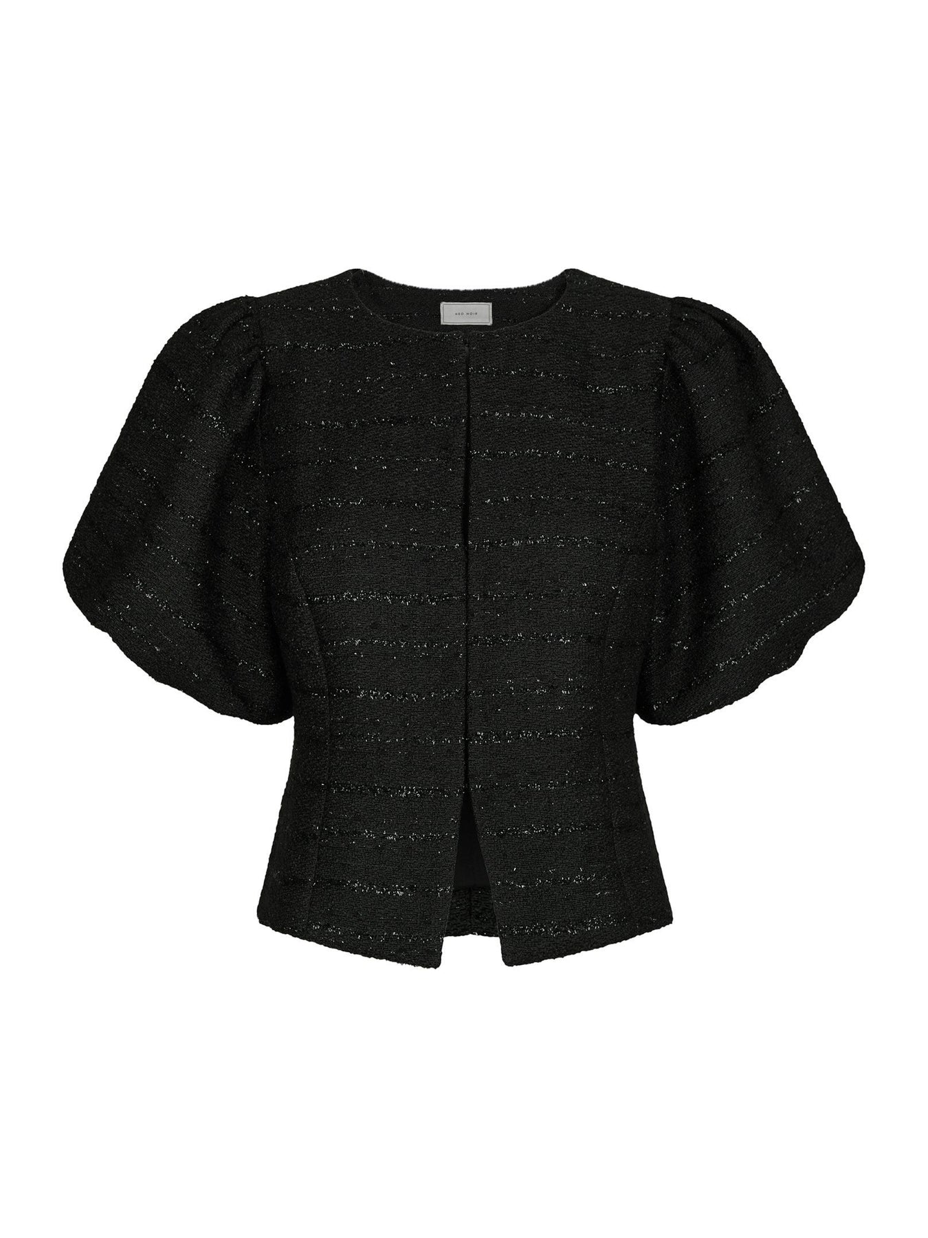 Anela Boucle Blouse - Black