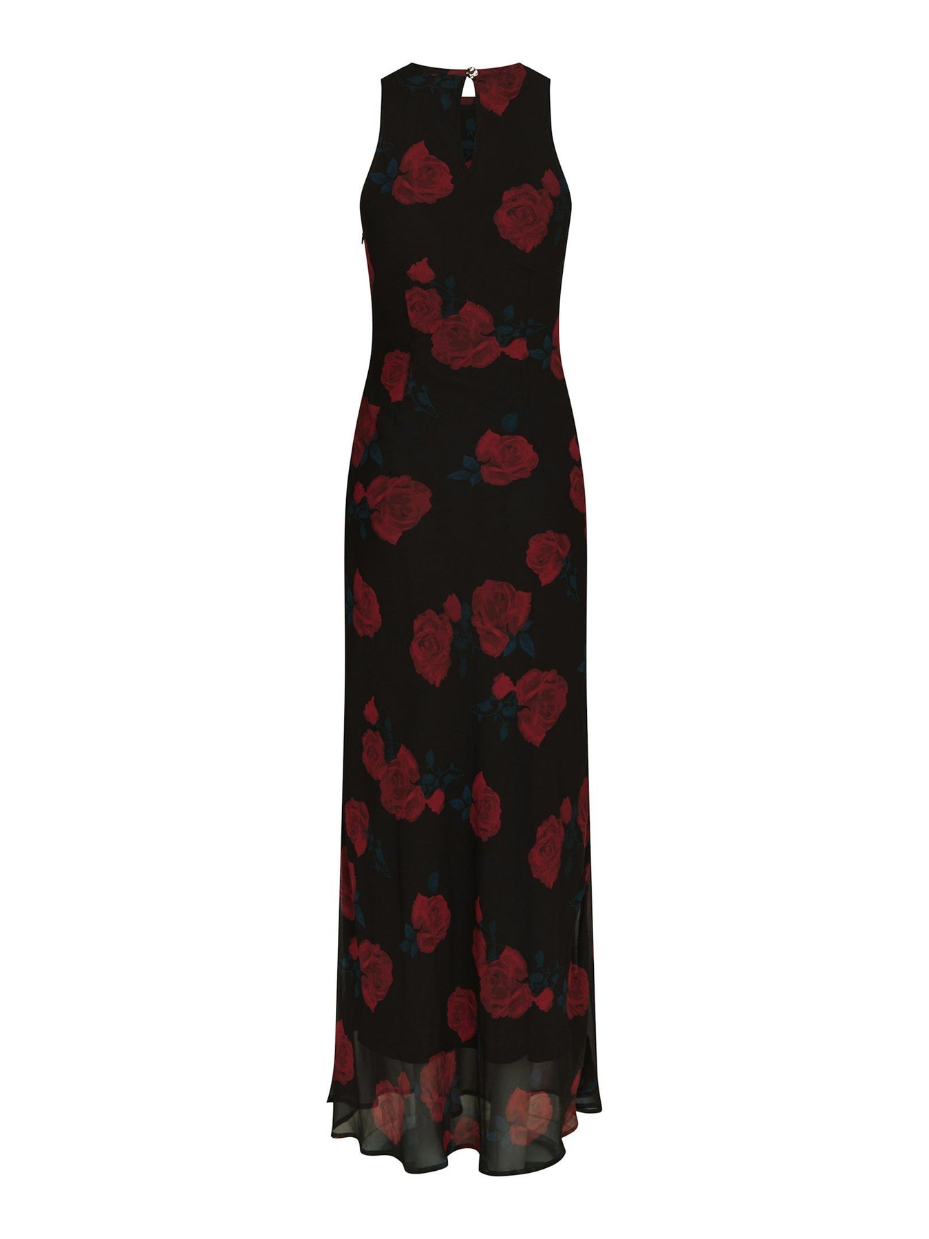 Celinie Rose Dress - Black