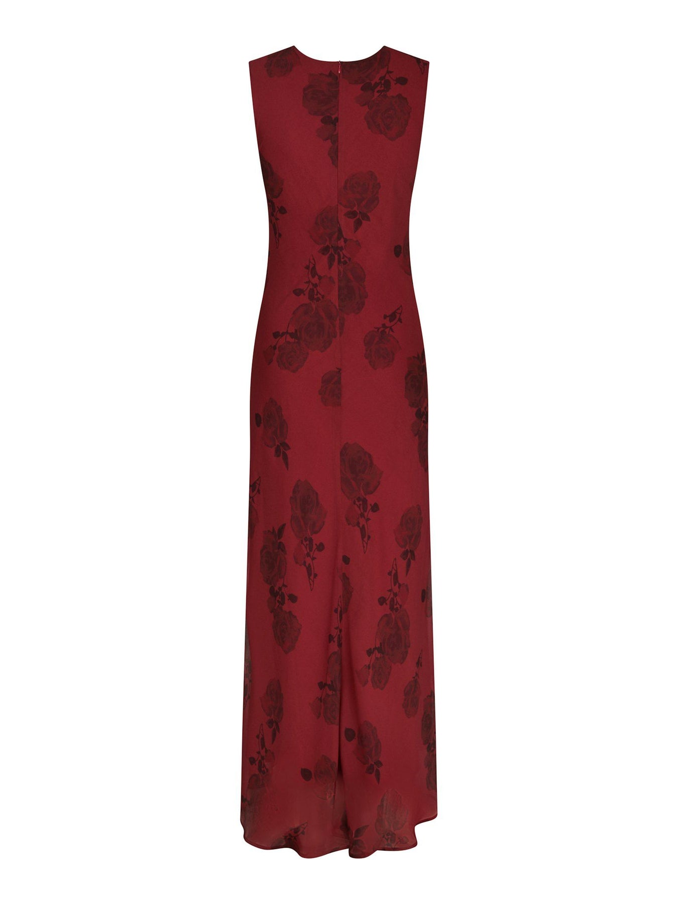 Kelsa Rose Dress - Dark Red