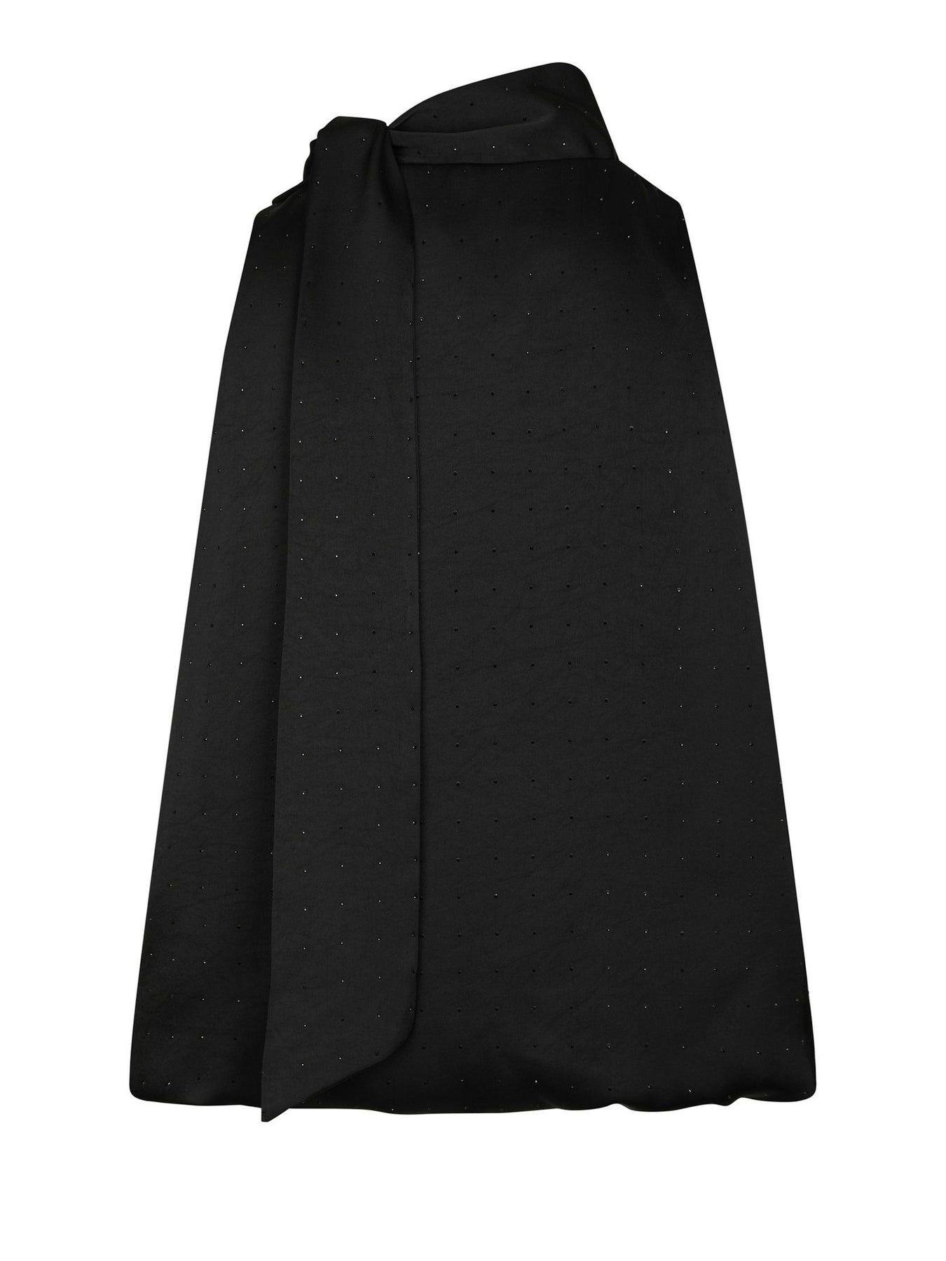 Veda Heavy Sateen Bedaz Top - Black