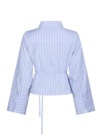 Clarida Double Stripe Shirt - Light Blue