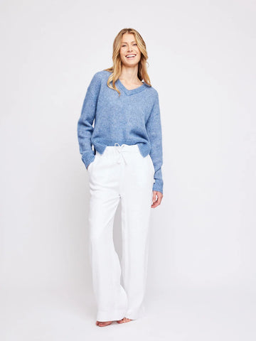 Immi Linen Pants - White