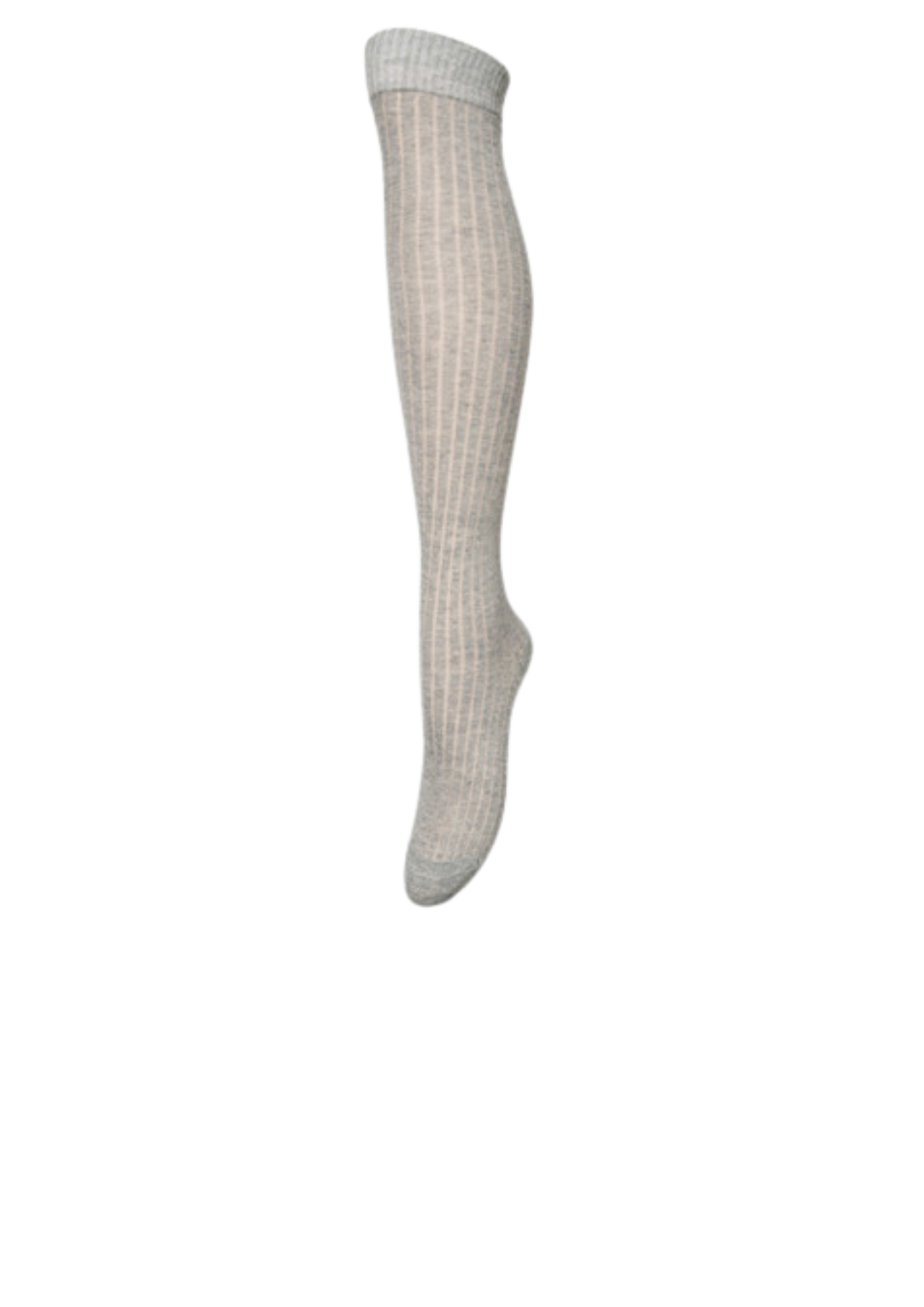 Uma Knee Sock - Light Grey Melange
