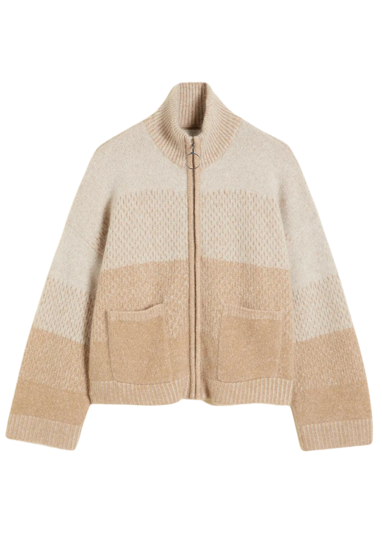 Tine Knit Cardigan - Sand Mix