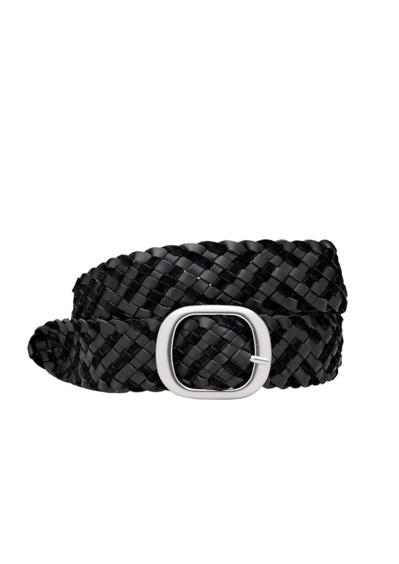 Mix Braided Rochel Belt - Black