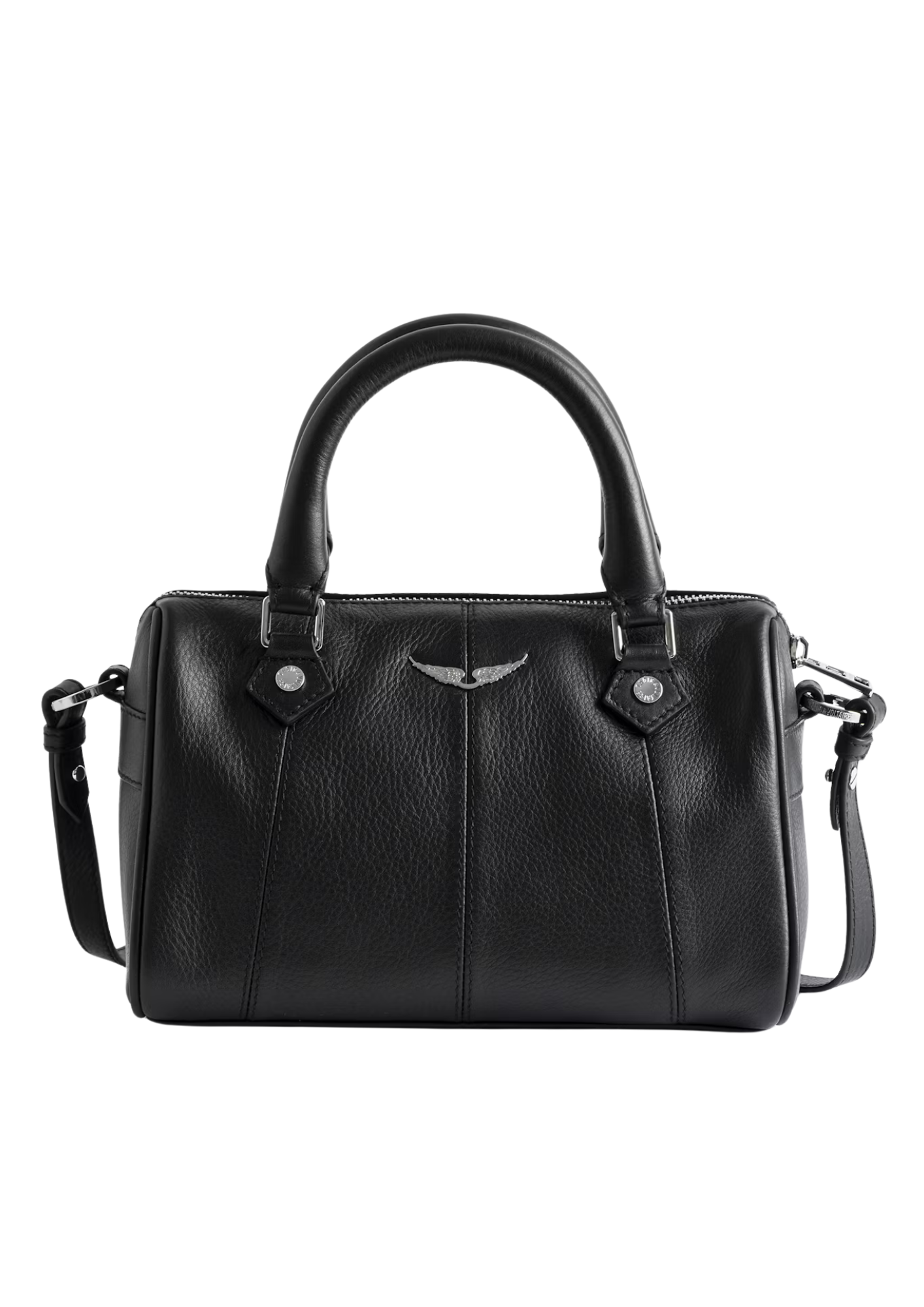 Zadig & Voltaire - Vesker - XS Sunny Vibe Grained Leather - Black Zadig & Voltaire - Vesker - XS Sunny Vibe Grained Leather - Black