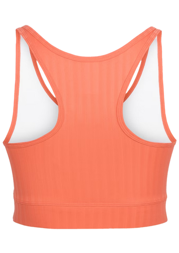 Rib Tech Top - Light Coral