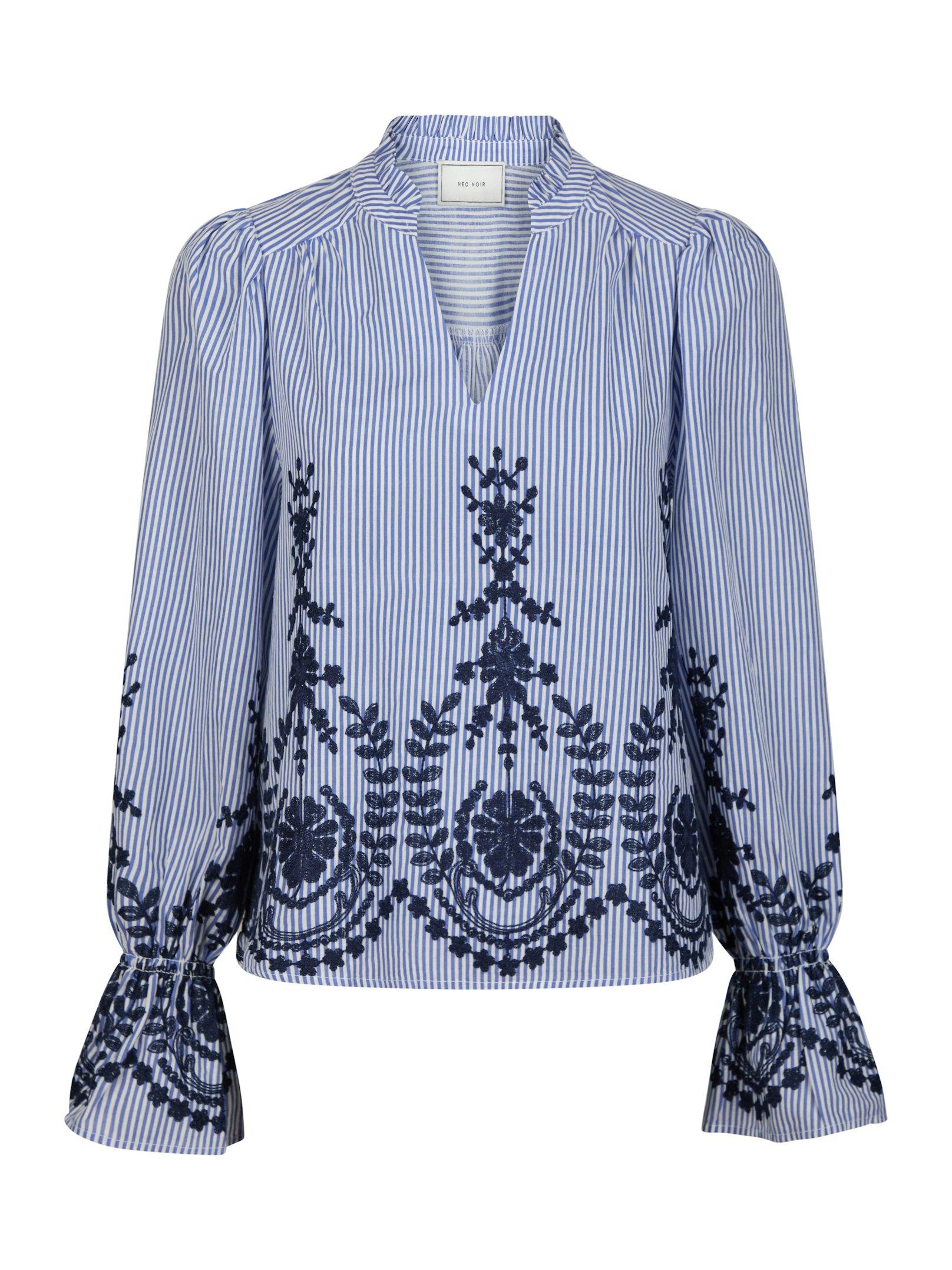 Neo Noir - Amara Delicate Emb Blouse 166708 - 120 - White