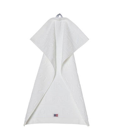 Velour Logo Towel Set 50X70 - White